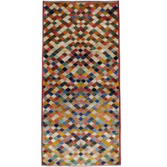Persischer Kashan-Art-déco-Teppich aus Kashan