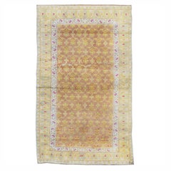 Tapis indien vintage en coton Agra