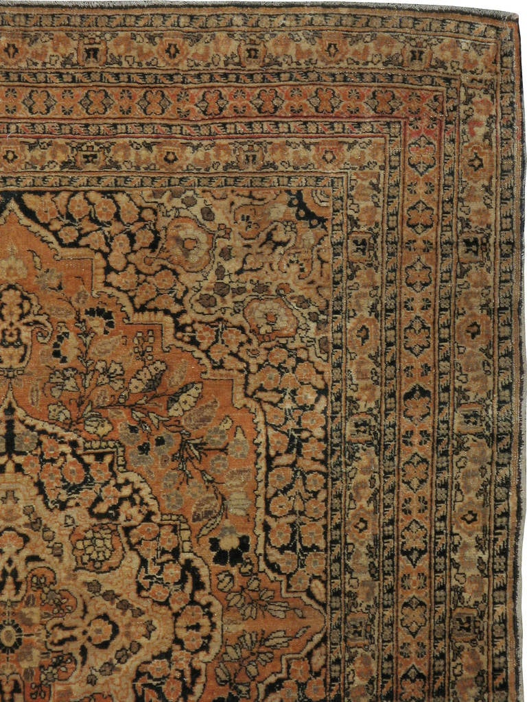 Since the 19th century, Iran started exporting artisan carpets around the world, especially to Europe. Artists used one of the three versions of vertical looms later referred to as a Tabriz loom. Artists created elaborate rugs, geometrical shapes,