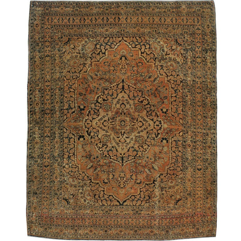 Antiker persischer Täbriz- Haji-Jalili-Teppich