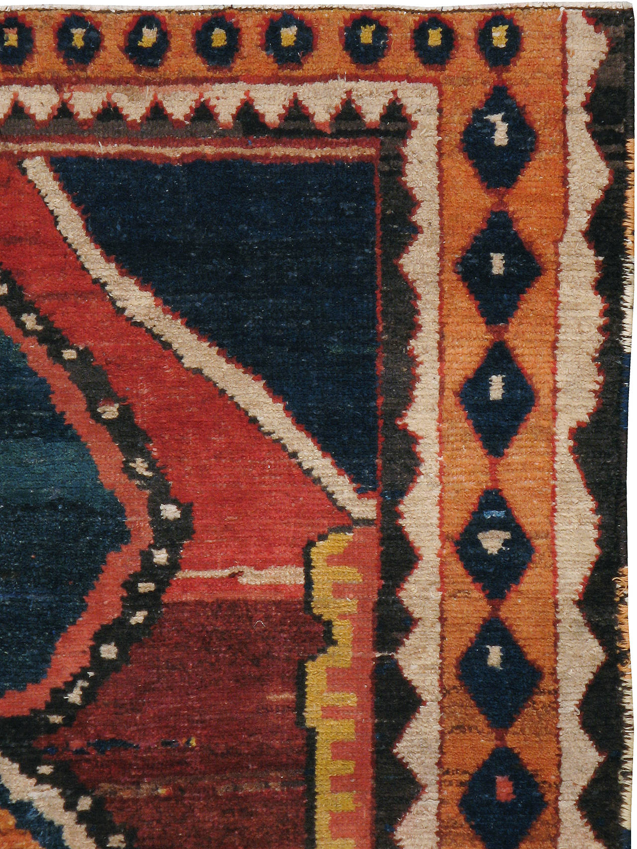 Tribal Antique Persian Gabbeh Rug