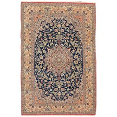 Antique Persian Nain Rug