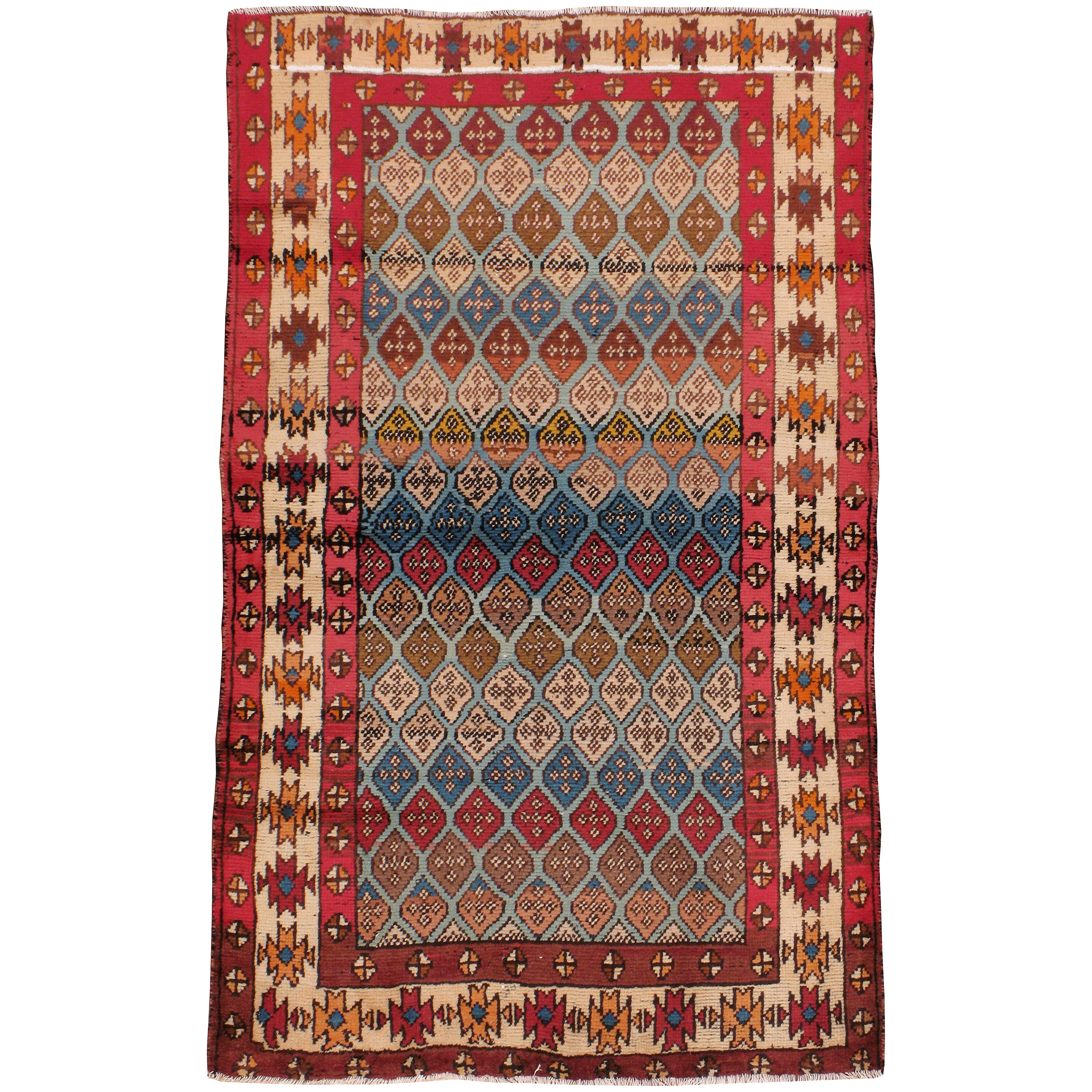 Vintage Persian Kurd Rug For Sale