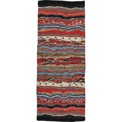 Tapis crochet américain vintage