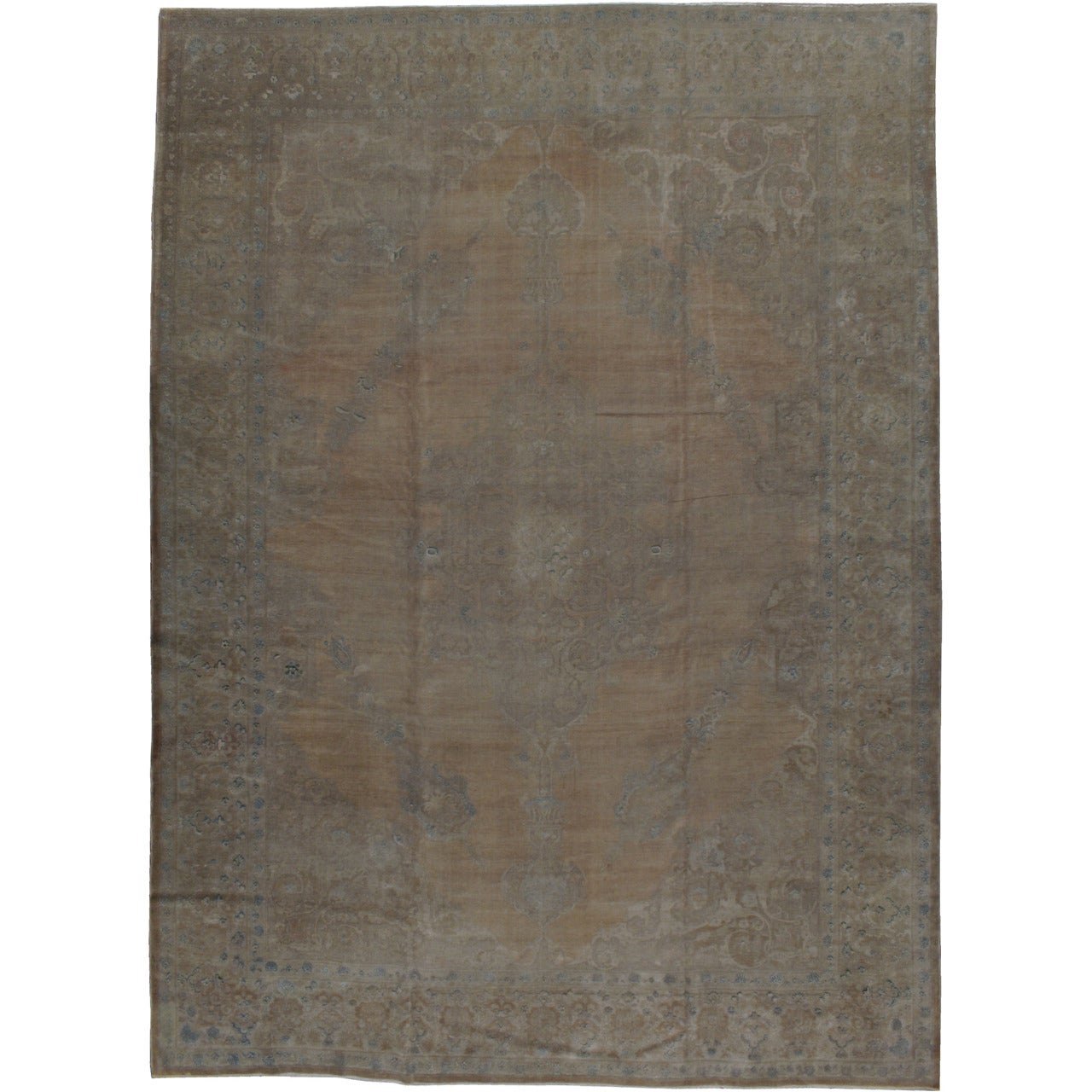 Tapis persan ancien de Tabriz Hadgi Jalili en vente