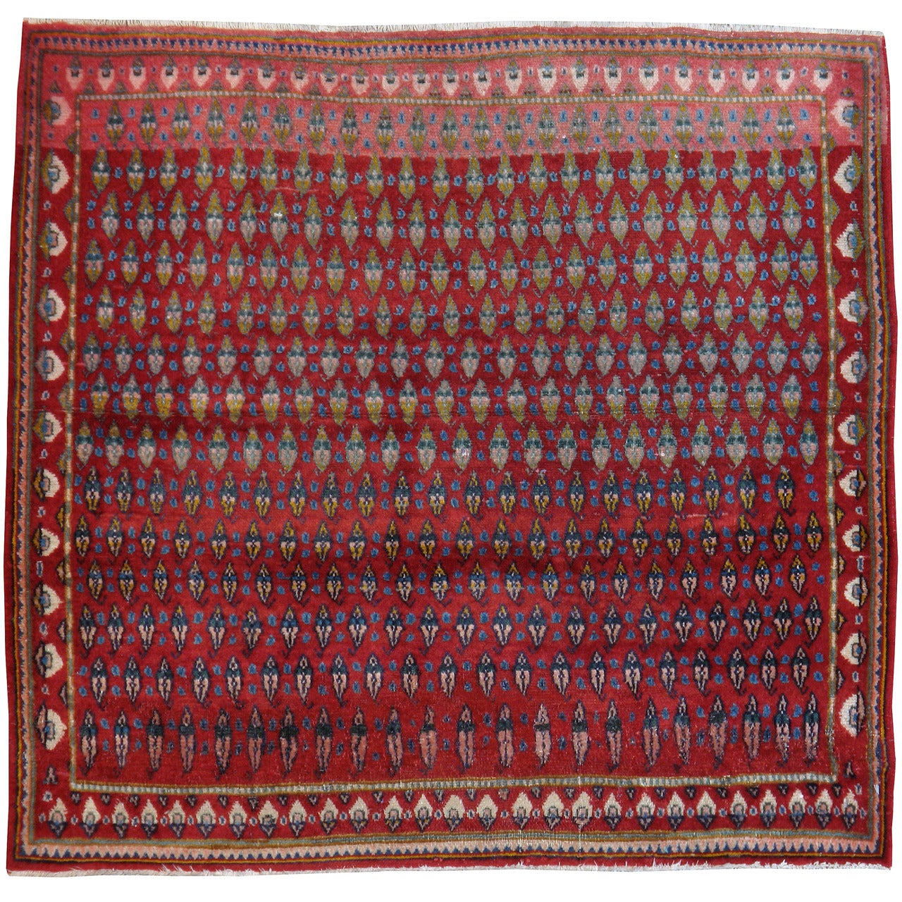 Vintage Persian Kashan Rug For Sale