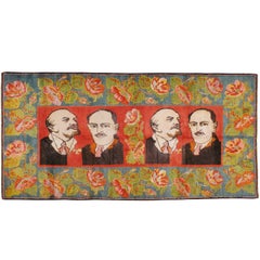 Vieux tapis russe Karabagh Vladimir Lenin