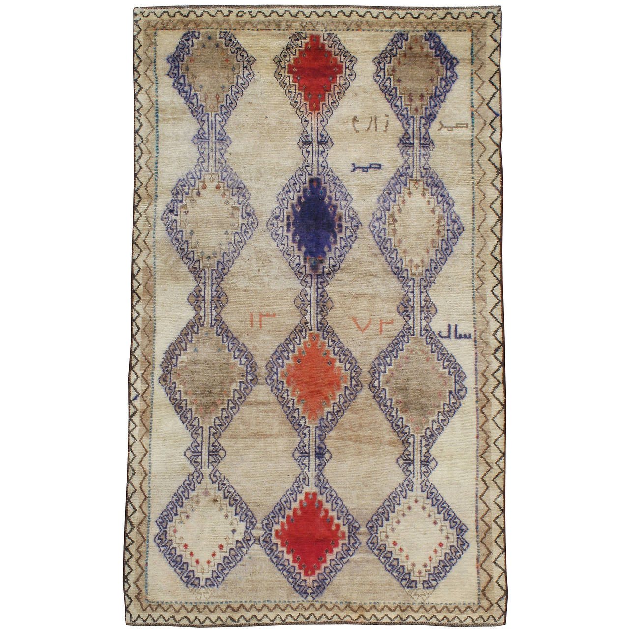 Modern Persian Gabbeh Rug at 1stDibs