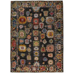Modern Souf Oushak Styled Rug