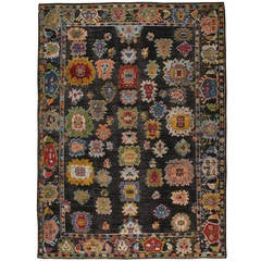 Modern Souf Oushak Styled Rug