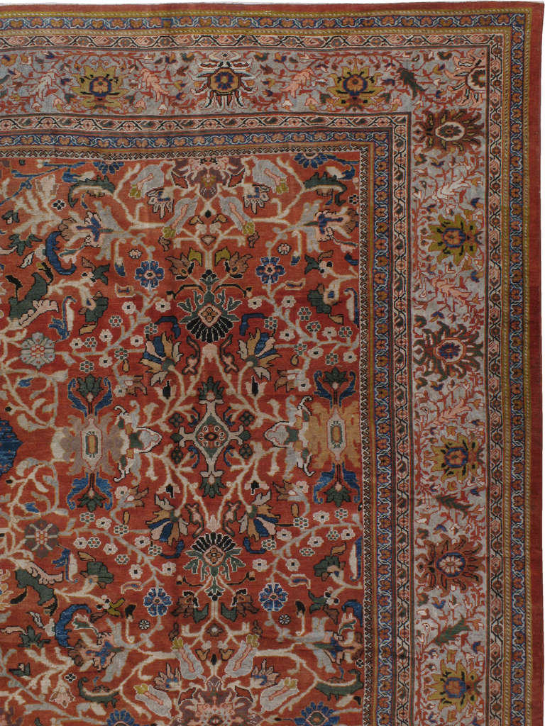 Alfombra persa antigua Mahal Persa en venta