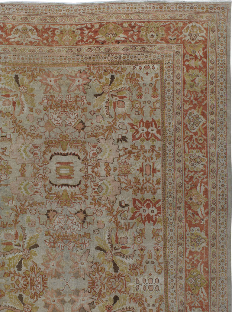 Alfombra persa antigua Mahal Persa en venta