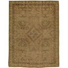 Antique Turkish Oushak Rug