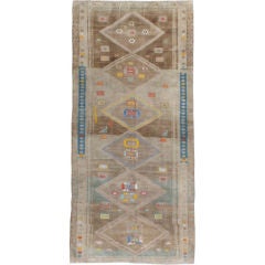 Vintage Turkish Oushak Rug