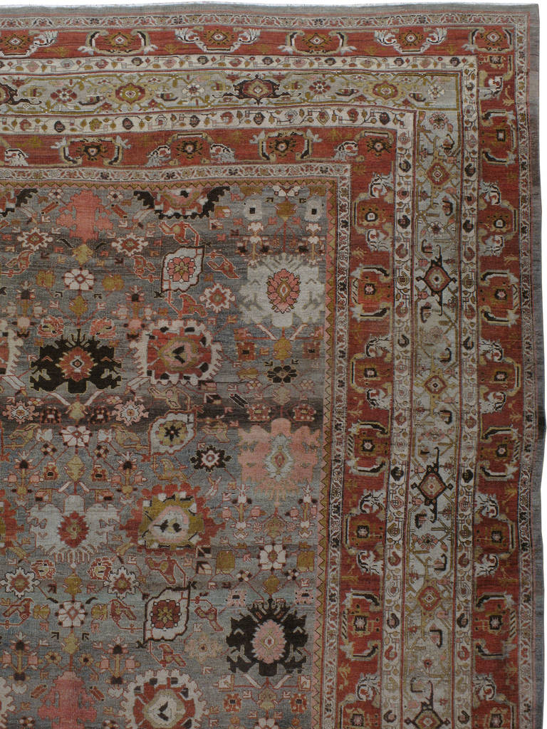Antiker persischer Bidjar-Teppich (Stammeskunst) im Angebot