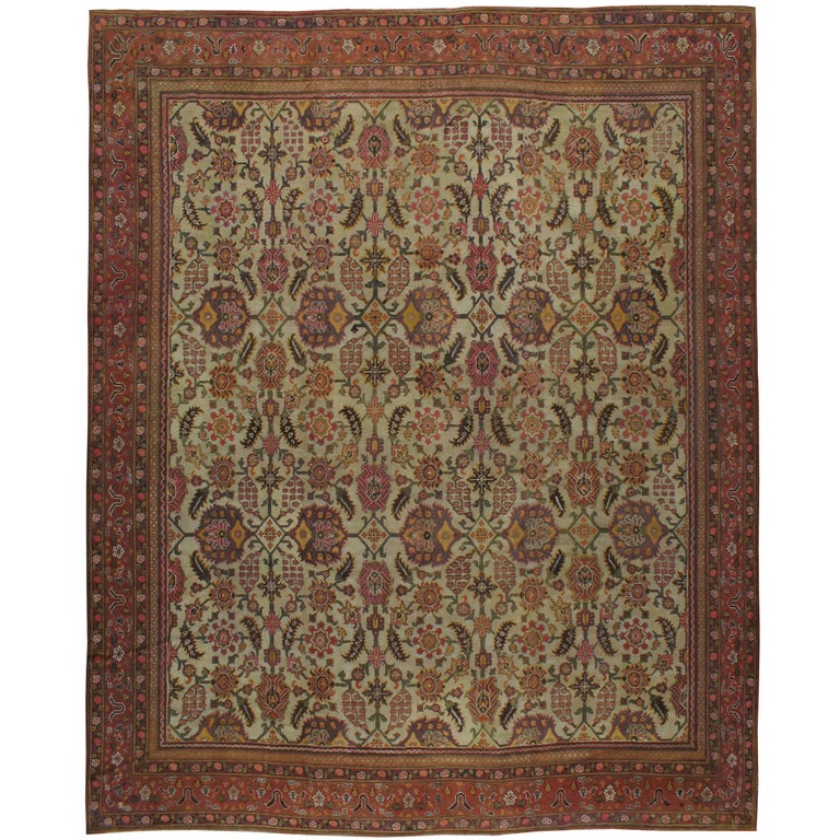 Antique Indian Lahore Rug For Sale at 1stDibs