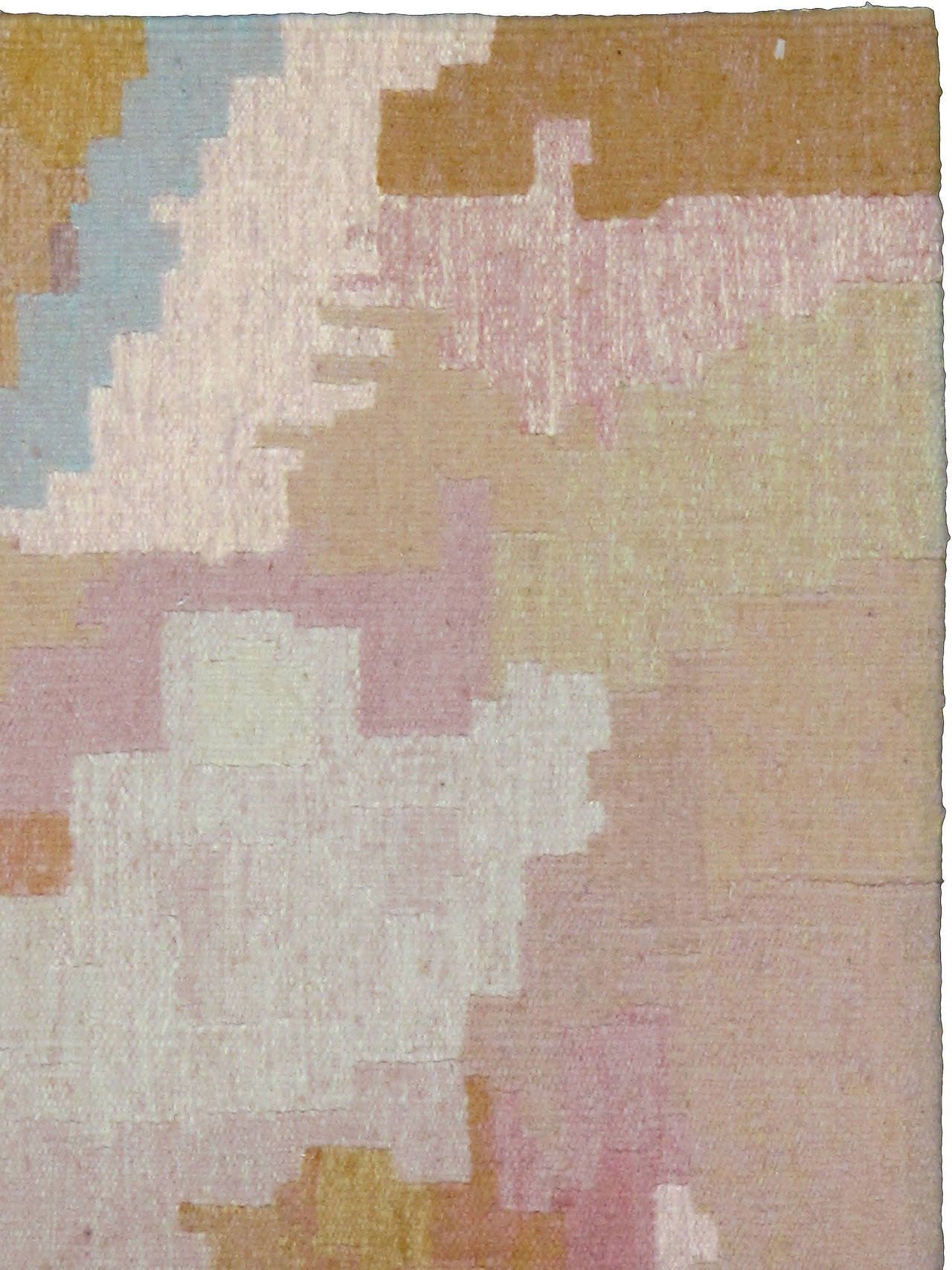 Hand-Woven Modern French Tapestry