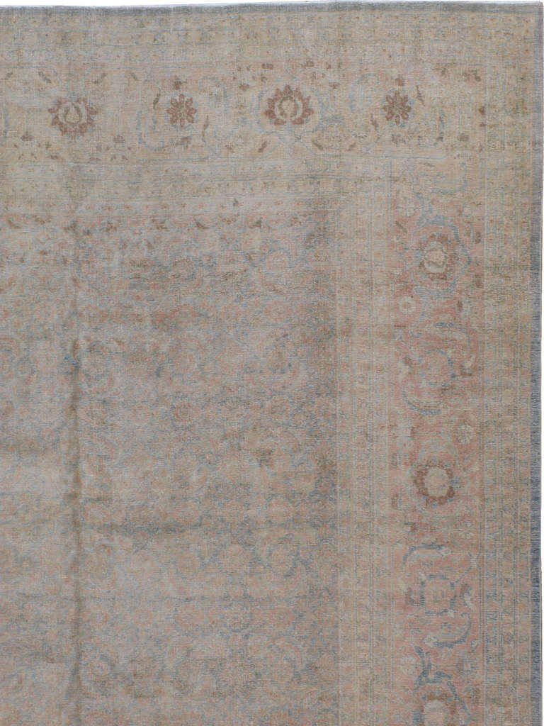 Antigua alfombra persa Tabriz Persa en venta
