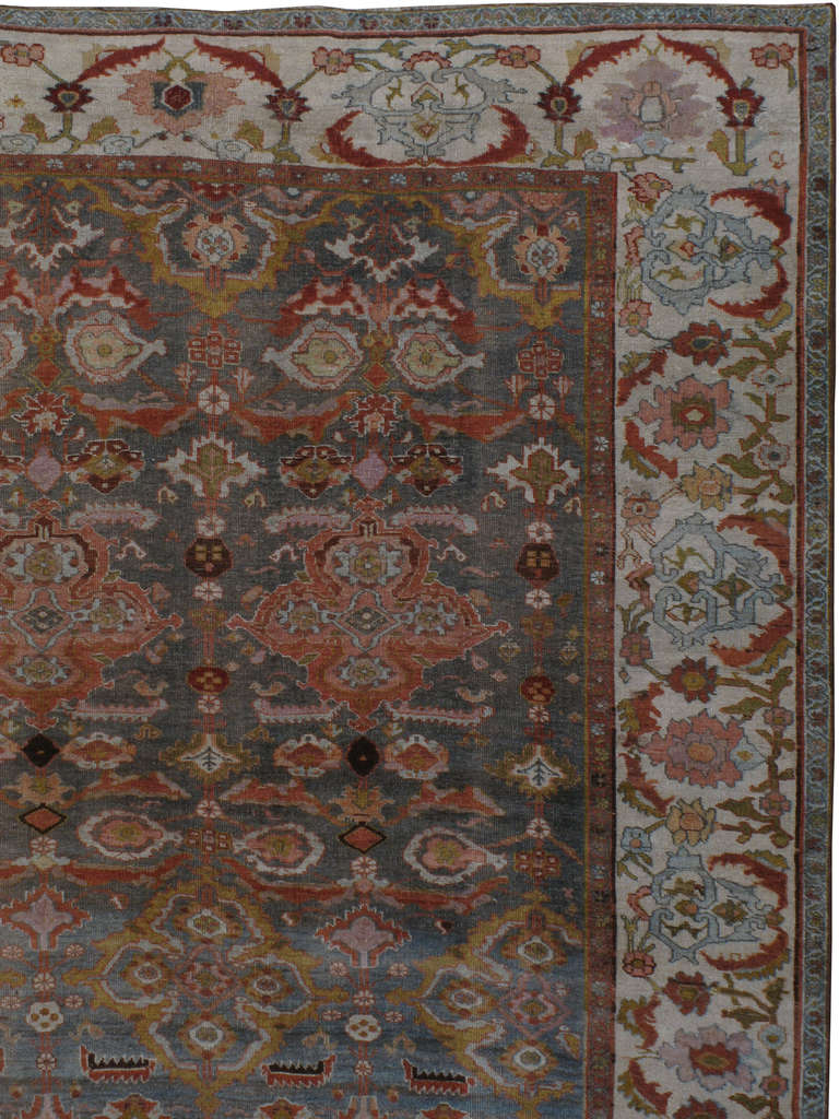 Antiker persischer Bidjar-Teppich (Persisch) im Angebot