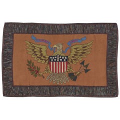 Vintage An American Hook Rug