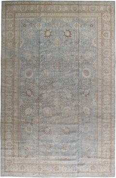Antigua alfombra persa de Tabriz 12 pies x 18 pies 8 pulg.