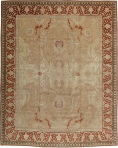Alfombra Persa Tabriz Vintage de mediados de siglo 12ft. 10in. x 16ft. 2in.