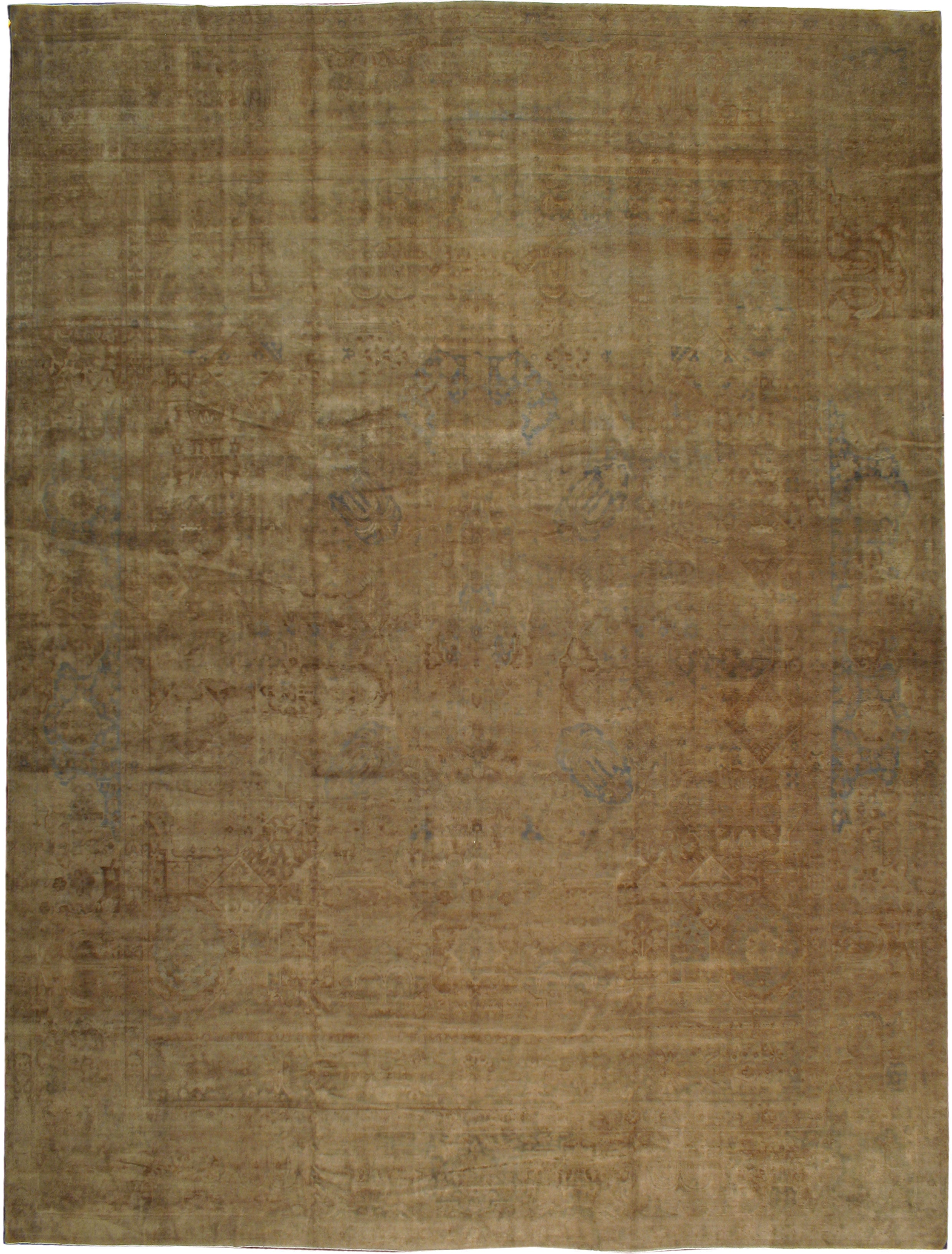 Antigua alfombra persa Lavar Kerman 13ft. 8in. x 18ft. 1in.