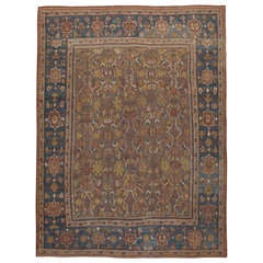 Antique Persian Mahal Rug 9