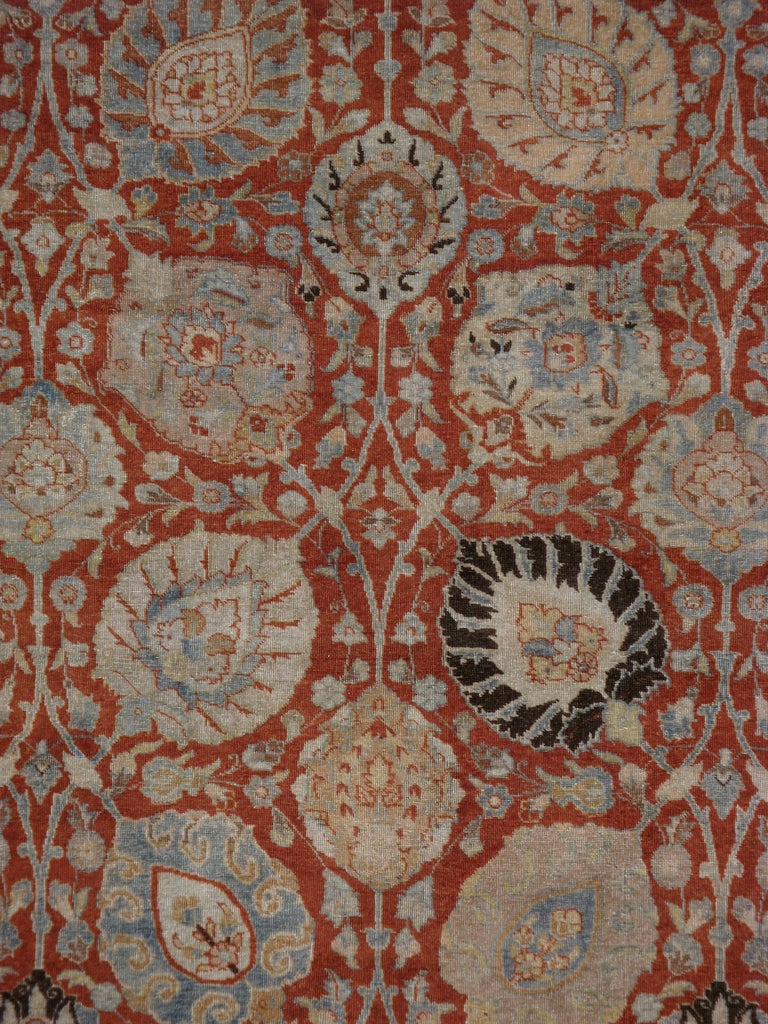 Since the 17th century, Iran started exporting artisan carpets around the world, especially to Europe. Artists used one of the three versions of vertical looms later referred to as a Tabriz Loom. Artists created elaborate rugs, geometrical shapes,