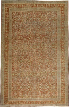 Antigua Alfombra Persa Tabriz 11ft. x 17ft. 4in.