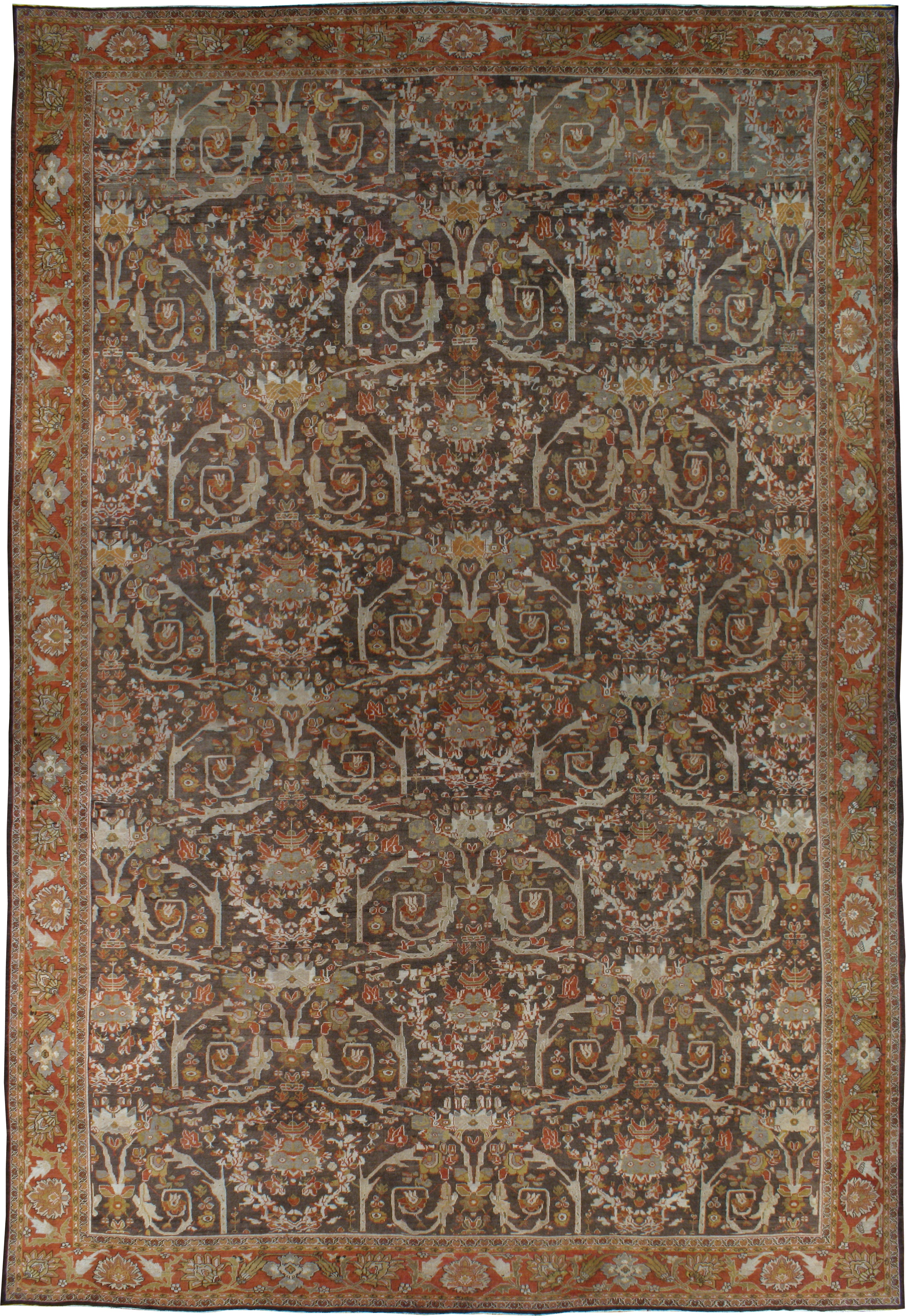 Antiker persischer Mahal-Teppich 18ft. 9in. x 27ft.
