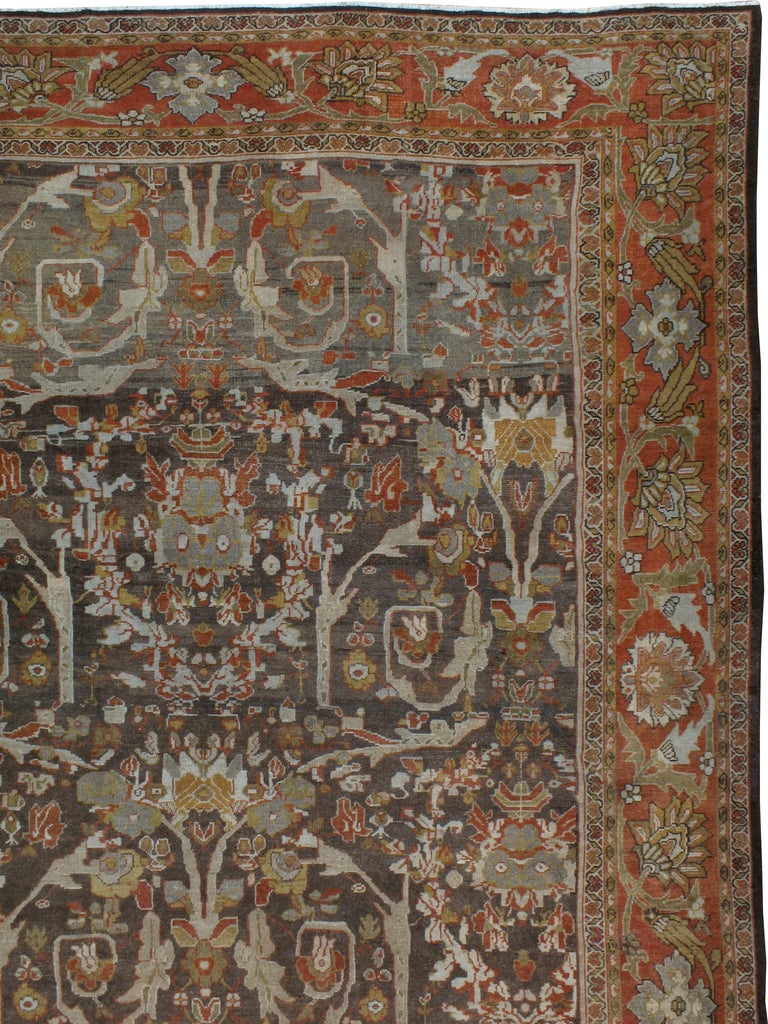 Antique Persian Mahal Rug 18ft. 9in. x 27ft. In Good Condition For Sale In New York, NY