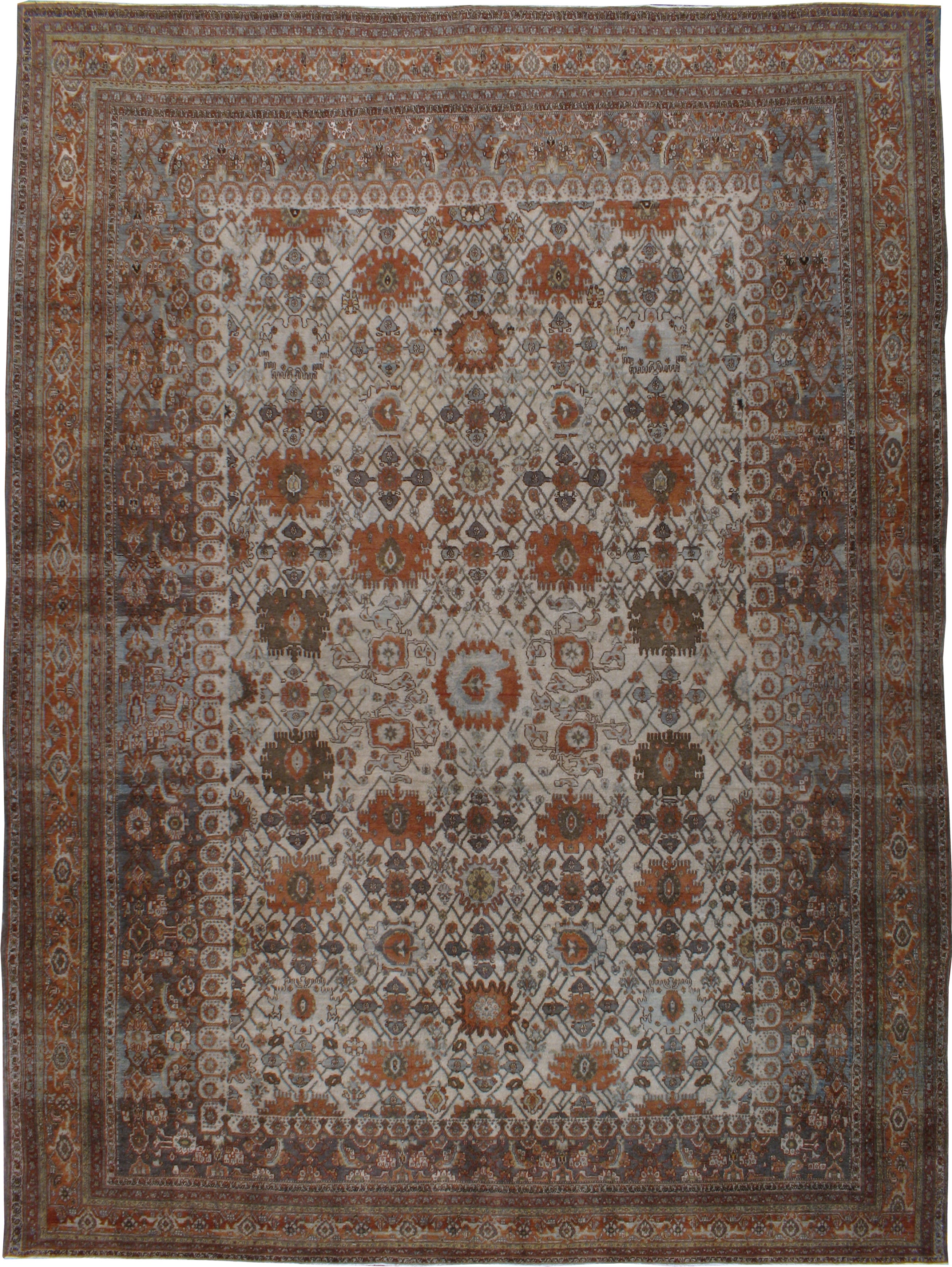 Alfombra Persa Bibikabad Antigua 12ft. 2in. x 16ft. 10in.