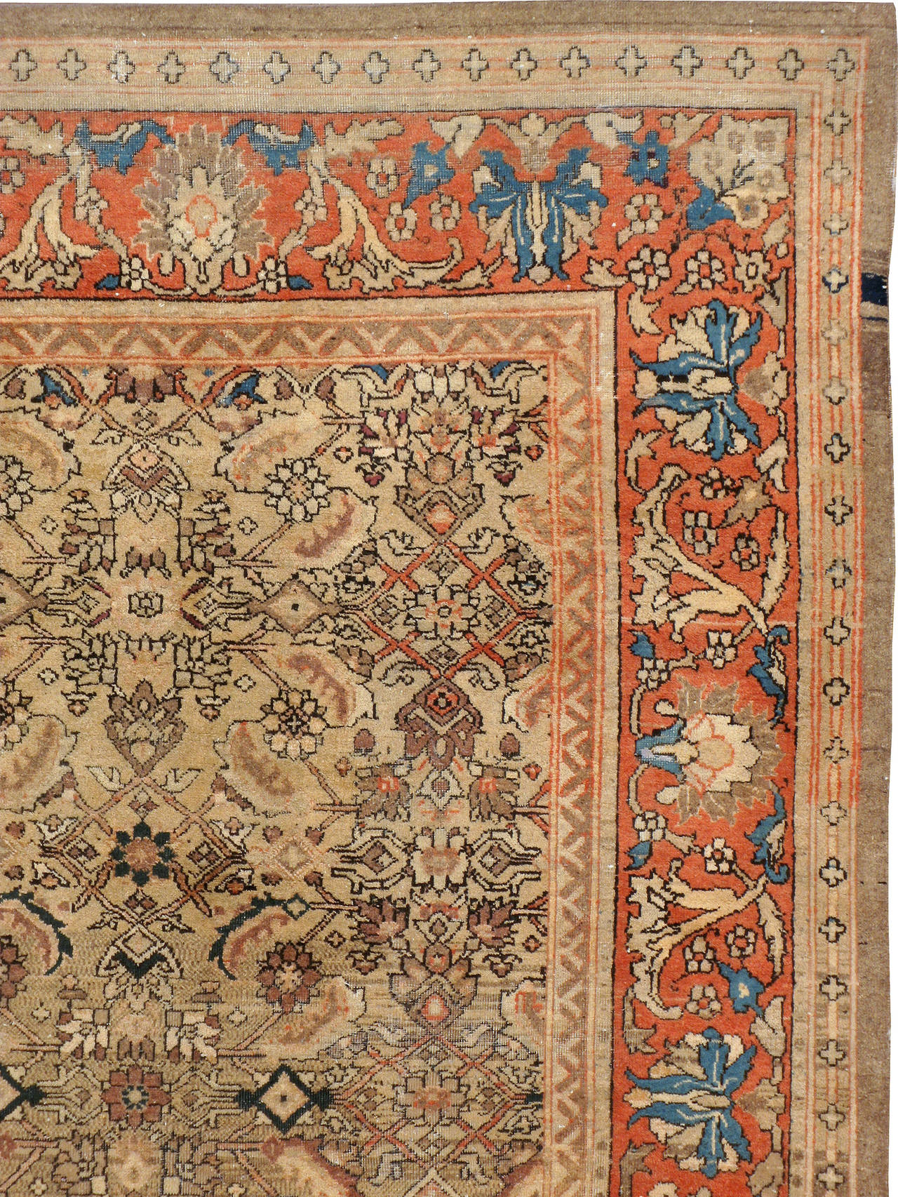 Antique Indian Lahore Rug For Sale at 1stdibs