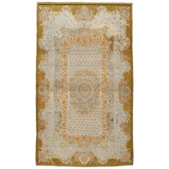 Antique Turkish Souf Hereke Rug