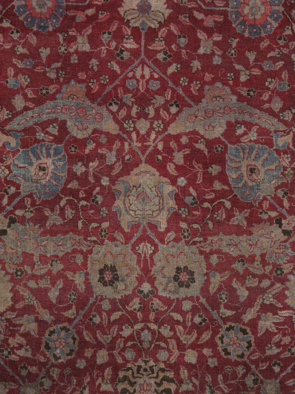 Eye-catching Tabriz in old world shades.