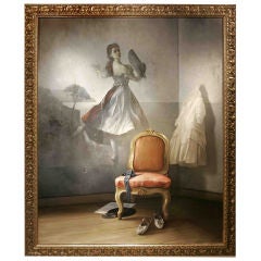 "Ballerina" Oil Painting By Alain Senez