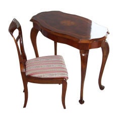 Biedermeier Table and Chair 5