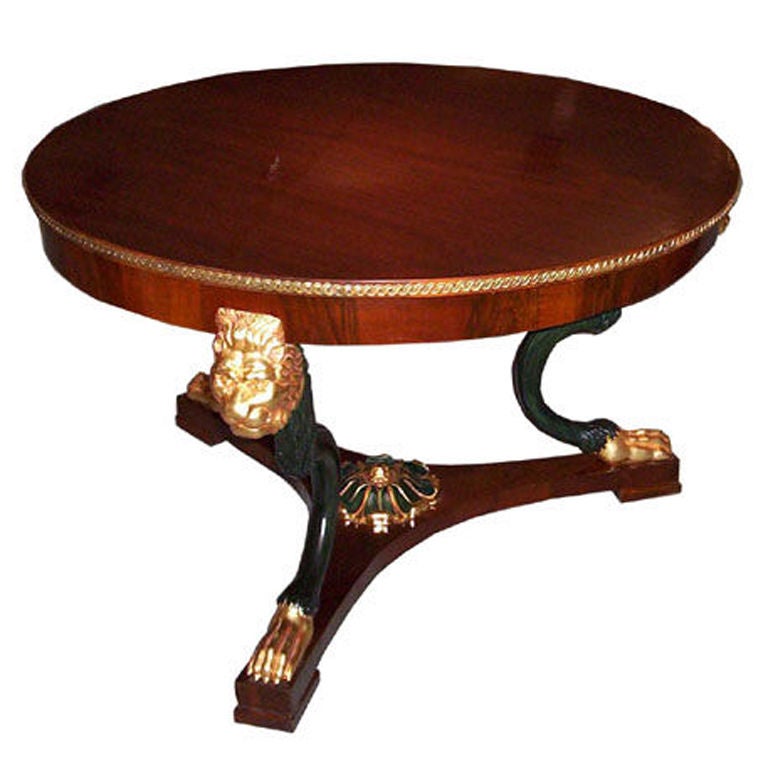Empire Revival Table by Sebastian Vogel For Sale