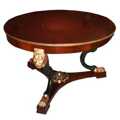 Antique Empire Revival Table by Sebastian Vogel