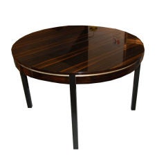Round French Art Deco Dining Table
