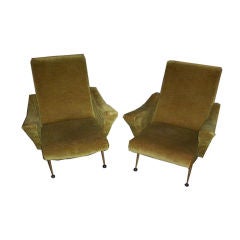 Pair of Art Deco Club Chairs 7