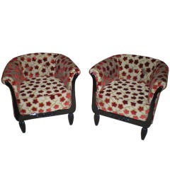 Art Deco Club Chairs 10