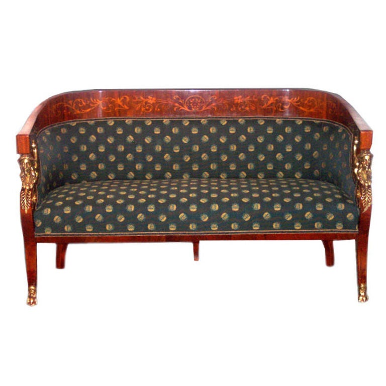Empire Revival Loveseat  by Miklos YBL For Sale
