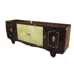 Art Deco Buffet in Rosewood and Parchment