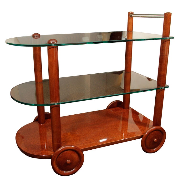 Midcentury Tea Cart For Sale at 1stDibs