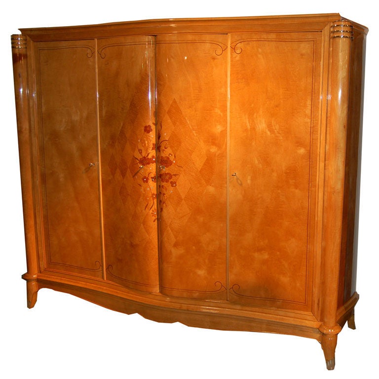 French Art Deco Armoire For Sale
