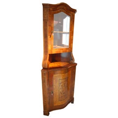 Used Neo-Baroque Corner Vitrine