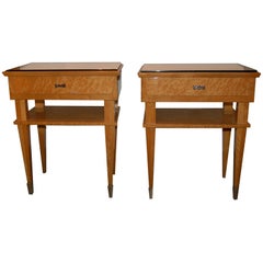 French Art Deco Nightstands