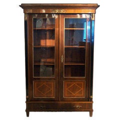 Antique Empire Revival Bookcase